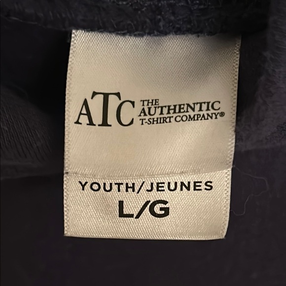 Navy Acadia Soccer Hoodie, Youth L - Picture 3 of 5